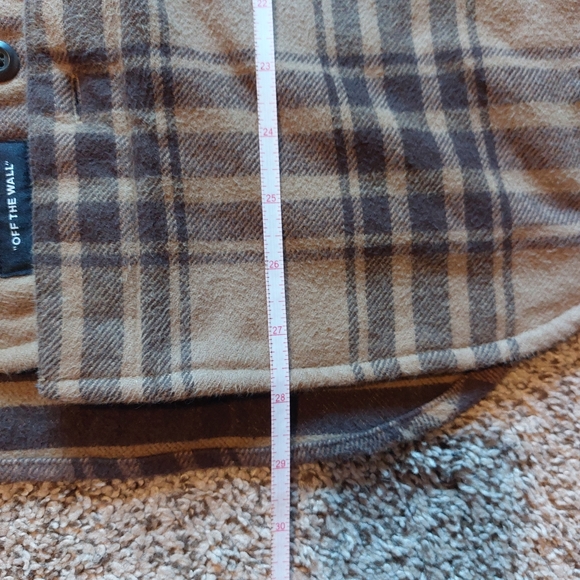 VANS Small oversized heavyweight dirt brown flannel - Picture 4 of 7